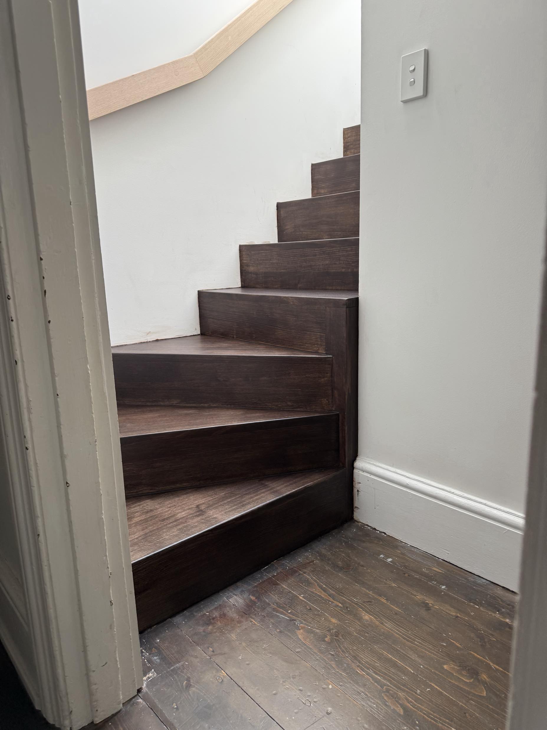 Bondi attic after - custom timber staircase