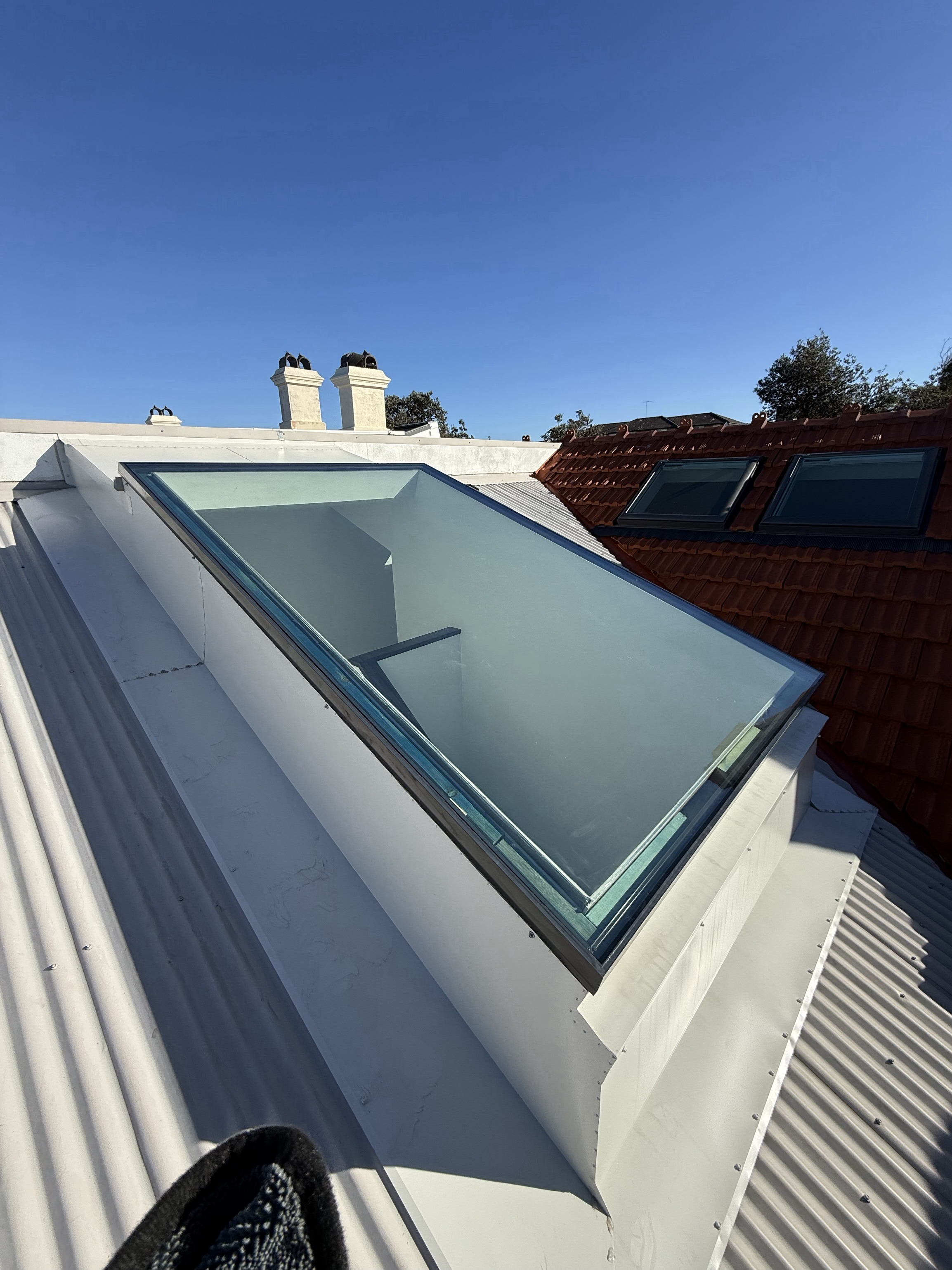 Bondi attic - skylight on roof exterior