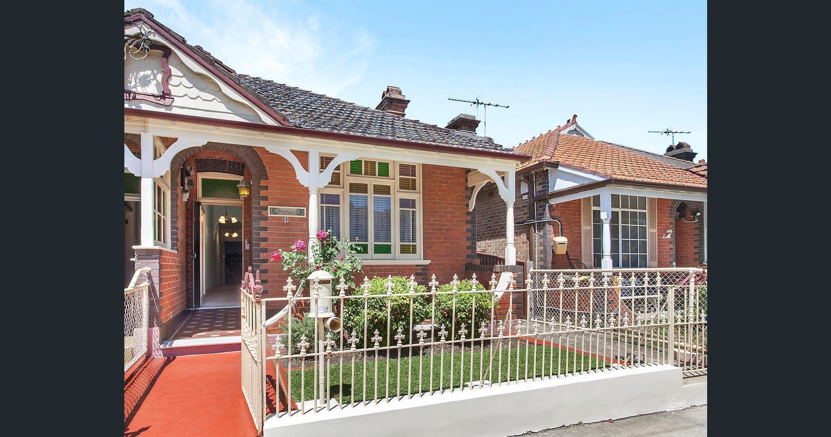 Marrickville Federation home exterior with decorative fretwork