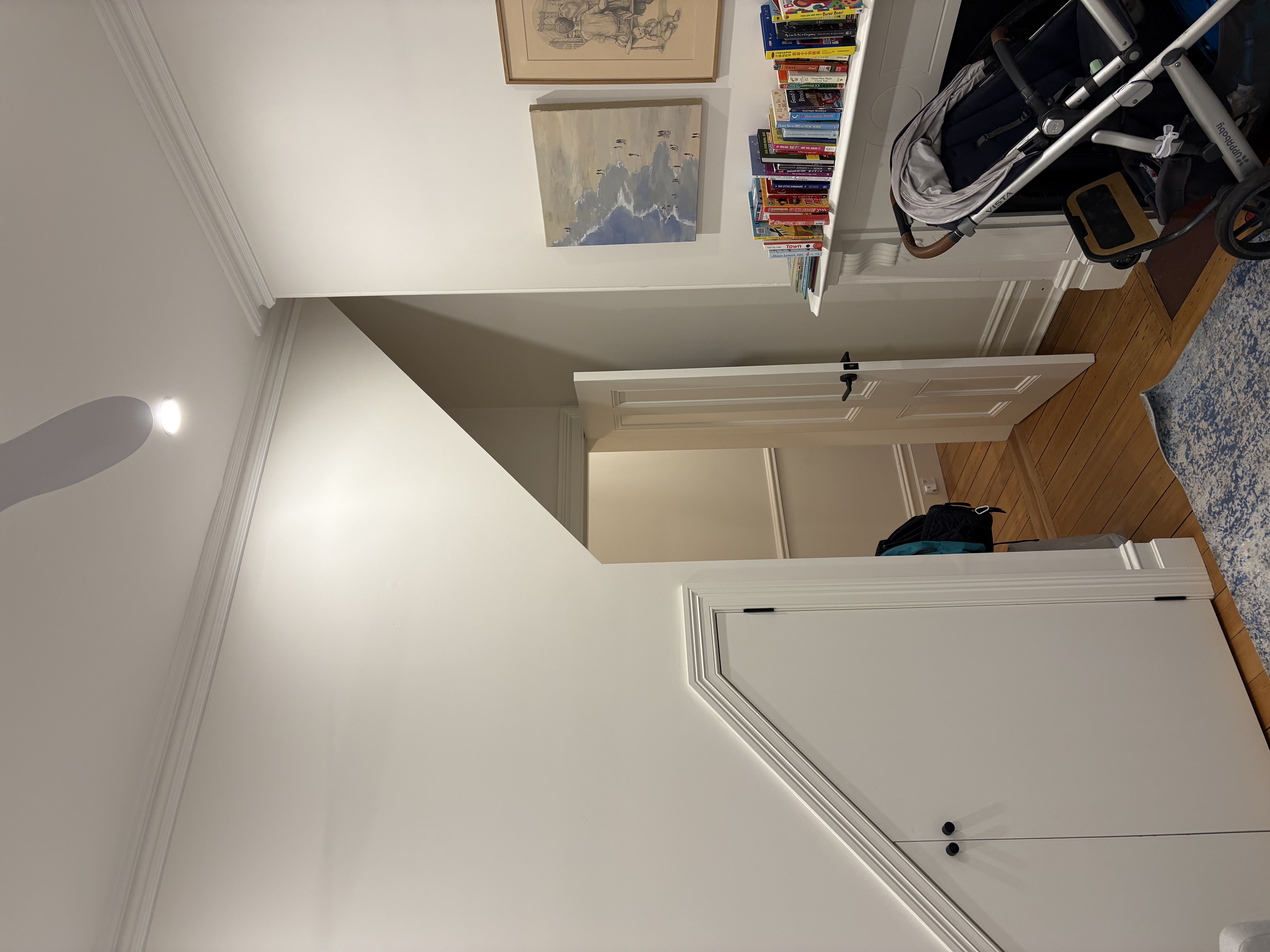 Pyrmont finished attic room with built-in storage