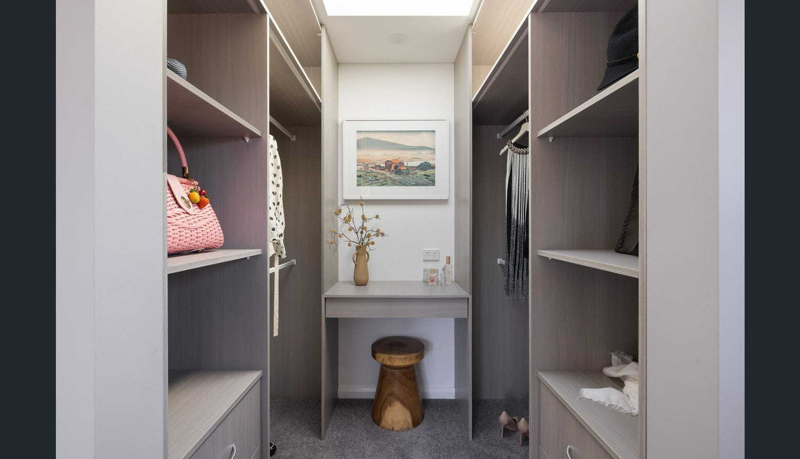 Skylight in Ryde walk-in wardrobe