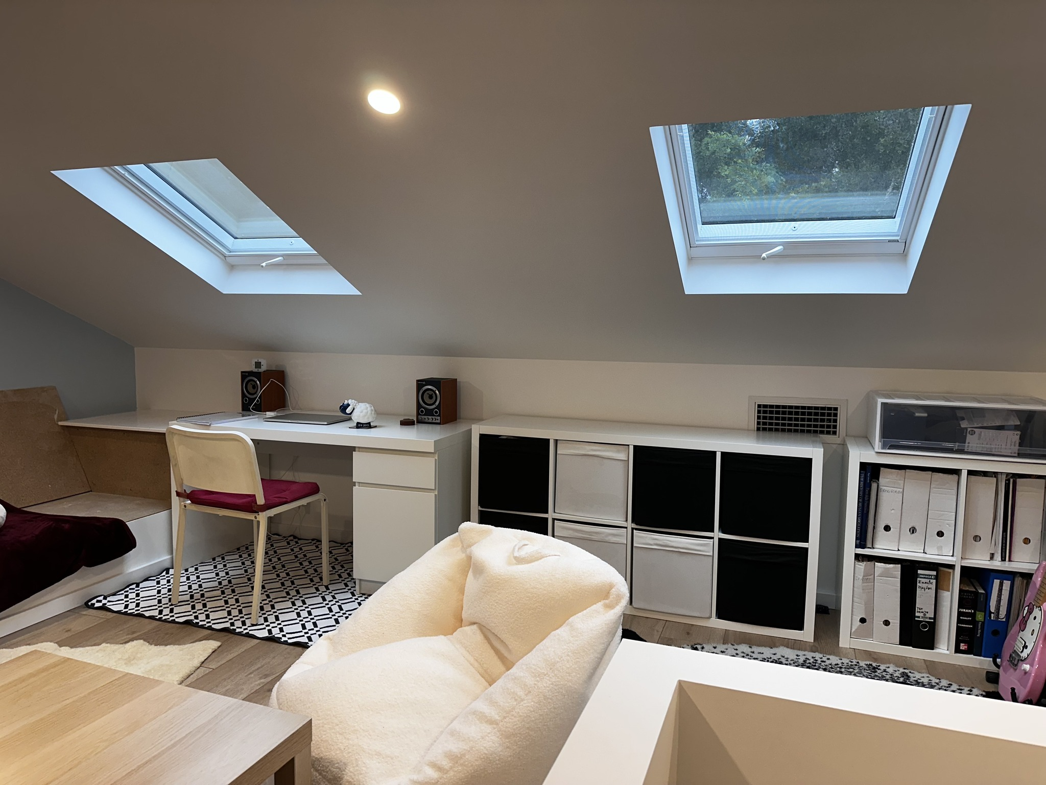 Dual skylights in St Peters attic conversion